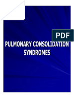 Pulmonary Consolidation Syndromes