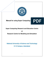 Manual For Using Super Computing Resources