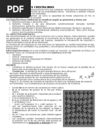 Imperfecciones Cristalinas - Dislocaciones Expo