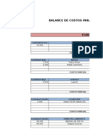 Calculo de Balance de Masa Cerveza