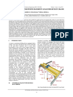 3-d Modelling and Finite Element Analysis of Eot Crane