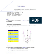 Matemática - Resumos Vestibular - Função Quadrática