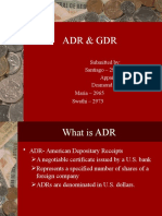 ADR and GDR - CF