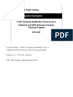 1087 CA & EPA Emission Control K21-K25 Training Notes Pages