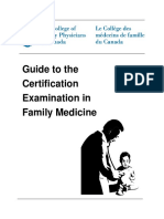 Guide To The Certification Examination in Family Medicine