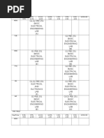 Time Table Day/Time 9:00-9:55 9:55 - 10:50 11:10 - 12:05 12:05 - 1:00 1:00 - 1:55 1:55 - 2:50 3:10 - 4:05 4:05-5:00 MON