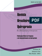 Revista Brasileira de Quiropraxia Vol 4 N 1