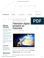 Televisión Digital Terrestre en Colombia - Guía