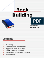 Book Building: Presented By: Rajni Sharma MBA, Final Year