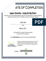 Webinar Certificate