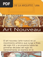 Historia de La Arquitectura Art Nouveau