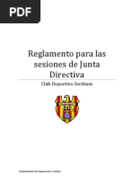 Reglamento de Junta Directiva