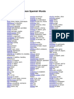 1000 Most Common Spanish Words