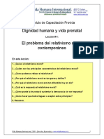 El Problema Del Relativismo Moral Contemporáneo