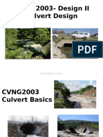 CVNG 2003-Design II Culvert Design
