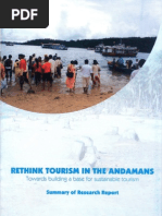 Rethink Tourism in The Andamans - Towards Building A Base For Sustainable Tourism: Summary of Research Report