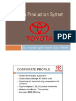 Overview of Toyota Production System (TPS)