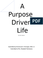 Purpose Driven