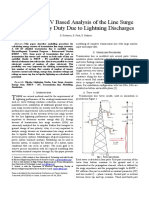 An EMTP - RV Based Analysis of The Line Surge