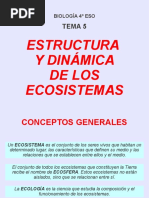 4ºESO. Biología y Geología. Tema 4: Ecología