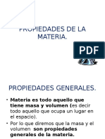 Propiedades de La Materia