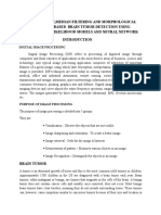 Segmentation, Median Filtering and Morphological Operation Based Brain Tumor Detection Using Background Likelihood Models and Neural Network