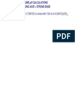 Acids III Calculations