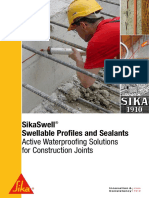 SikaSwell - Waterproofing Solutions