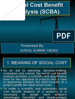 Social Cost Benefit Analysis