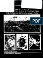 Ecology of Pocosins and Carolina Bays FWS:OBS-82:04