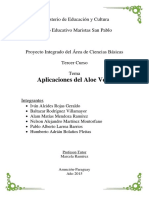 Proyecto - Aloe Vera Aplicaciones