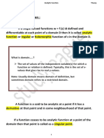 2 Analytic Function