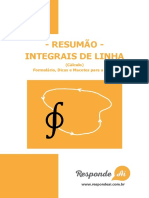 Resumao de Integrais de Linha Do Responde Ai