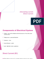 Alternating Current vs. Direct Current