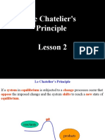 Le Chatelier's Principle Lesson 2