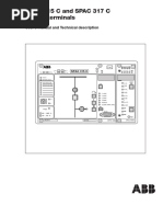 SPAC 315 C and SPAC 317 C Feeder Terminals: User S Manual and Technical Description