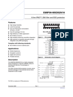 6-Line EMI Filter&ESD For SD Card UQFN16