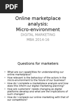 Online Marketplace Analysis