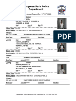 Evergreen Park Arrests, Feb. 12-Feb. 20 2016