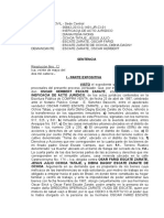 Sentencia de Ineficacia de Acto Juridico - Sentencia Fundada