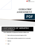 Geriatrics Assessment