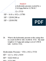 5 Pressure Basics Problems, PROBLEMS 1-6