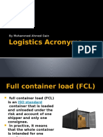 Logistics Acronyms