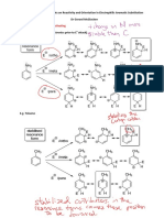 The Effect of Substituents On Reactivity and Orientation in Electrophilic Aromatic Substitution