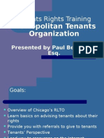 Tenants Rights Training PB Rev 1 March 2007