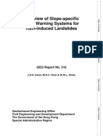 A Review of Slope-Specfic Early Warning System For Rain-Induced Landslides