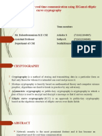 Elliptic Curve Cryptography An Enhanced Security