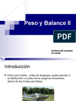 Peso y Balance II.