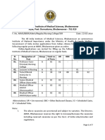 All India Institute of Medical Sciences, Bhubaneswar Sijua, Post: Dumuduma, Bhubaneswar 751 019