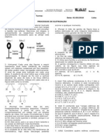 Lista 001 - Processos de Eletrização Marlon